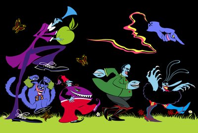 The Blue Meanies, 2023 (digital) af Neale Osborne