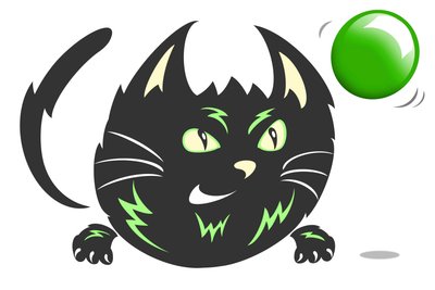 Zap Cat - karikatur af Neale Osborne