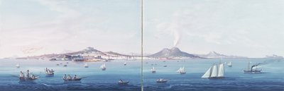 Napoli-bugten af Neapolitan School