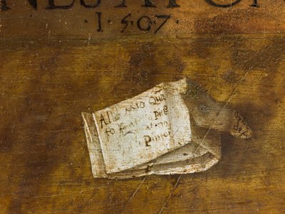 Jomfru og barn mellem Sankt Johannes Døberen og Sankt Onufrius, 1507 af Neapolitan School