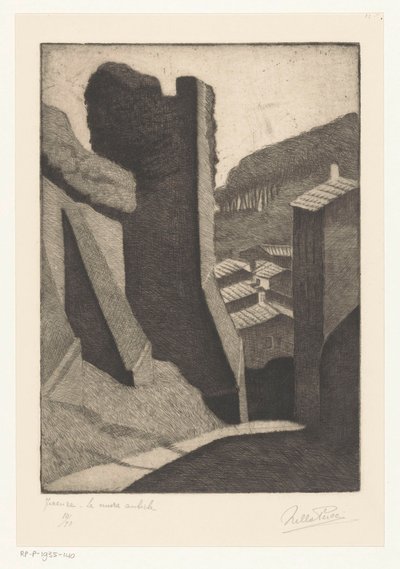 Antik mur i Firenze Firenze - Le Mura antiche (titel på objekt) af Nella Pucci