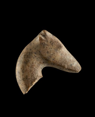 Hoved af en kvindelig persisk gazelle, 6000-5500 f.Kr. (granit) af Neolithic