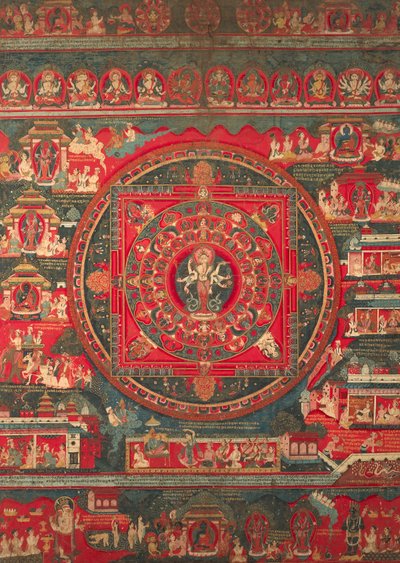 Mandala af Amoghafasa af Nepalese School