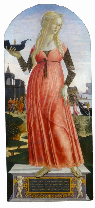 Claudia Fifth, ca. 14901495. af Neroccio de Landi
