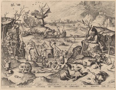 Sankt Anthonys fristelse af Netherlandish 16th Century after Hieronymus Bosch, Hieronymus Cock