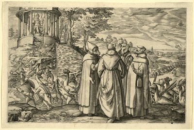 Allegori om hertugen af Alvas nederlag ved Brielle, 1580 af Netherlandish School