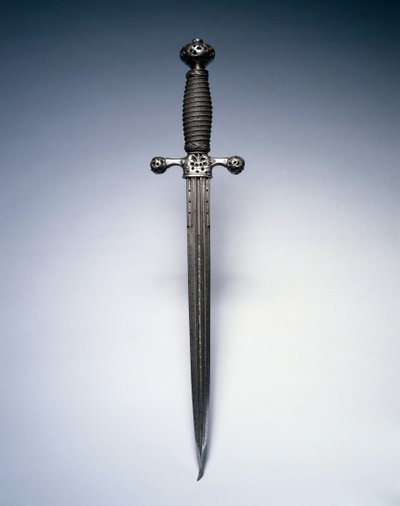 Dolk, ca. 1620-50 (stål med wiregreb) af Netherlandish School