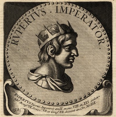 Den hellige romerske kejser Rupert. af Netherlandish School
