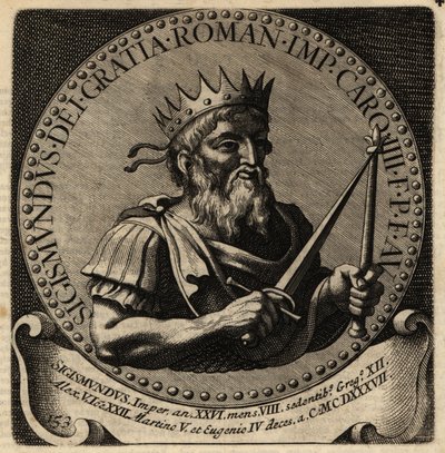Den hellige romerske kejser Sigismund. af Netherlandish School