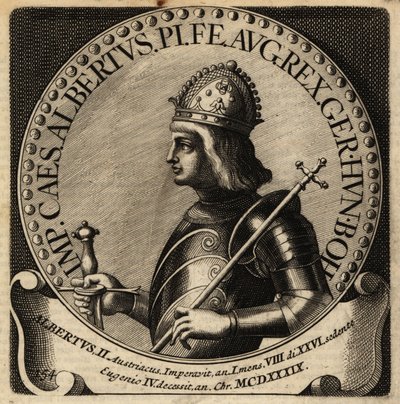 Kong Albert II af Tyskland. af Netherlandish School