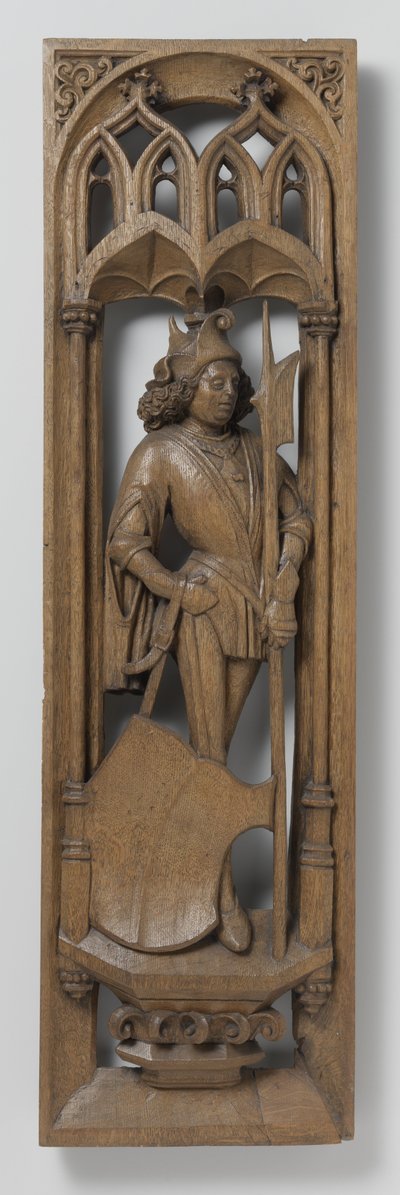 Panel fra en orgelkasse, ca. 1510-20 af Netherlandish School