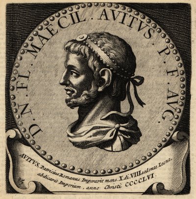 Portræt af den romerske kejser Avitus af Netherlandish School