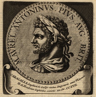 Portræt af den romerske kejser Caracalla. af Netherlandish School