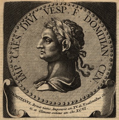 Portræt af den romerske kejser Domitian. af Netherlandish School
