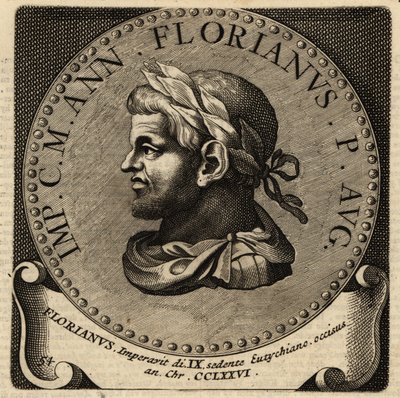 Portræt af den romerske kejser Florianus. af Netherlandish School