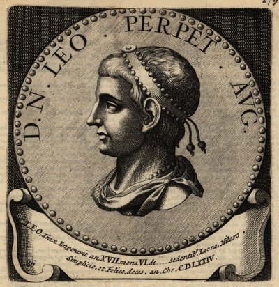 Portræt af den romerske kejser Leo I. af Netherlandish School