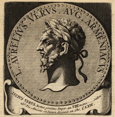 Portræt af den romerske kejser Lucius Verus. af Netherlandish School