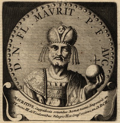 Portræt af den romerske kejser Maurice. af Netherlandish School