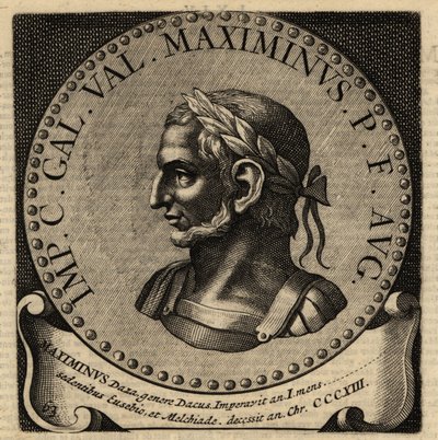 Portræt af den romerske kejser Maximinus II. af Netherlandish School