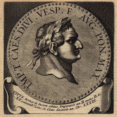 Portræt af den romerske kejser Titus. af Netherlandish School