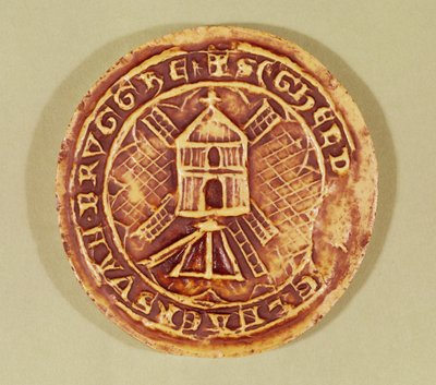Segl for Brugge Guild of Millers, 1407 af Netherlandish School