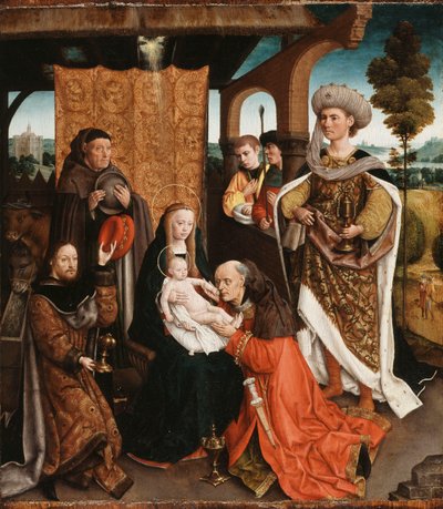 Magiernes tilbedelse, af Netherlandish School