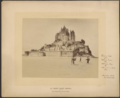 Mont-Saint-Michel, generel udsigt, østsiden af Neurdein freres