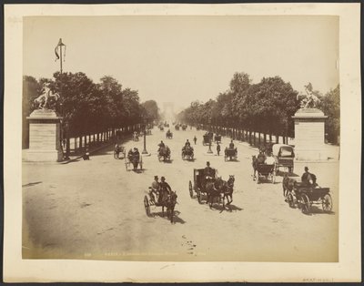 Paris: Avenue des Champs-Elysées af Neurdein freres