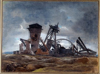 "Minens brønd" 1915 (akvarel) af Neville Stephen Lytton