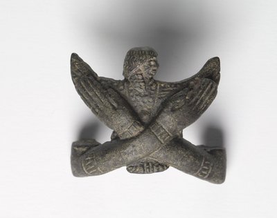 Bronzebeslag fra en "Shawabty Bundle": Krydsede arme, sent 18. til tidligt 19. dynasti, ca. 1336-1256 f.Kr. af New Kingdom Egyptian
