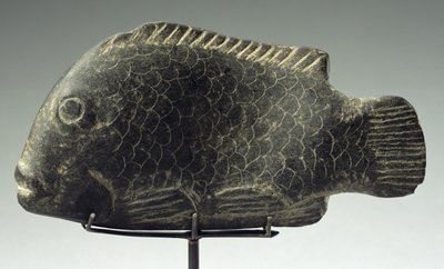 Fisk, 1540-1069 f.Kr. (hård sort sten) af New Kingdom Egyptian