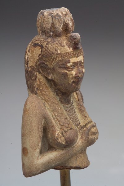 Isis, Det Nye Rige (1550-1085.f.Kr.) (sten) af New Kingdom Egyptian