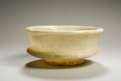 Tazza, 18.-19. dynasti, 1540-1186 f.Kr. (alabaster) af New Kingdom Egyptian