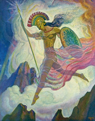 Athene af Newell Convers Wyeth