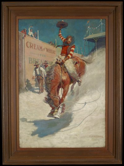 Bronco Buster af Newell Convers Wyeth