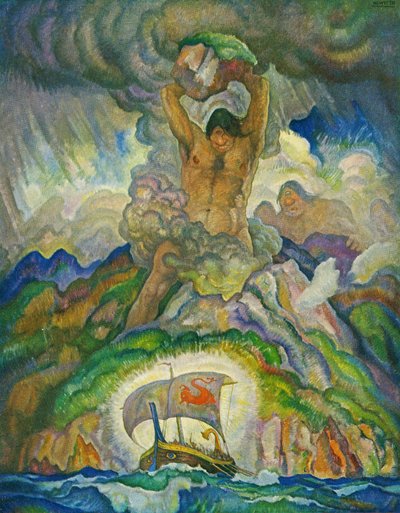 Polyfem, kyklopen af Newell Convers Wyeth