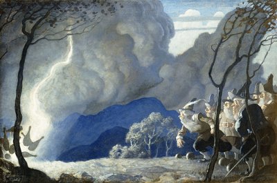 The Gnomes Bowling af Newell Convers Wyeth