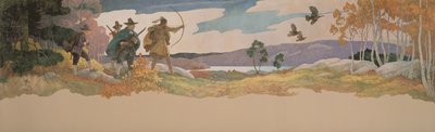 Tyrkietjægerne, 1941 af Newell Convers Wyeth