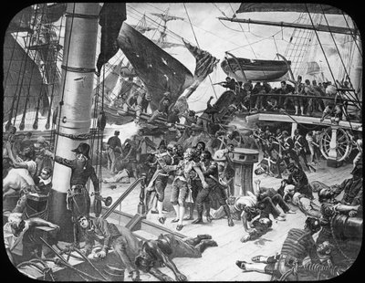 Dækket af HMS Victory, 1805 af Newton and Co