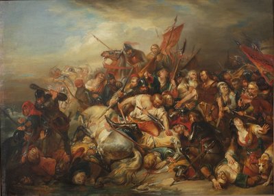 Slaget ved Golden Spurs den 11. juli 1302. af Nicaise de Keyser