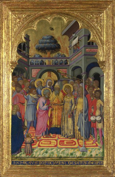 Jomfruens bryllup, ca 1380 af Niccolò di Bonaccorso