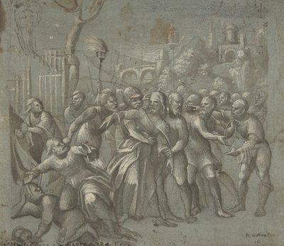 Kristi arrestation, ca. 1545-46. af Niccolo Giolfino