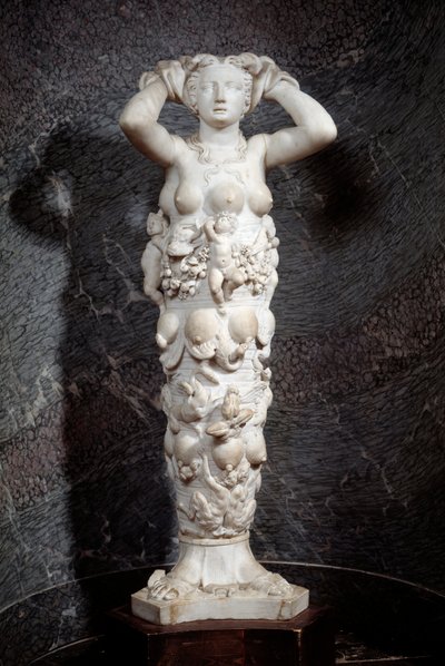 Allegori af naturen. Marmorskulptur af Niccolo Tribolo (1500-1550) af Niccolo Tribolo