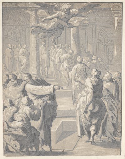 Kristus helbredte den lamme, 1540-50., 1540-50. af Niccolo Vicentino