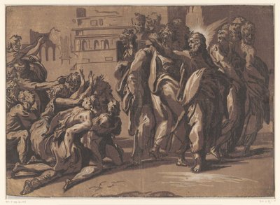 Kristus helbreder spedalske af Niccolo Vicentino