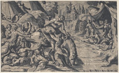 Cloelias flugt, 1540-50., 1540-50. af Niccolo Vicentino
