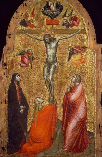 Ristiinnaulitseminen, kirjoittanut Niccolo di Pietro Gerini (kuoli noin 1415-1416), paneeli. af Niccolo di Pietro Gerini