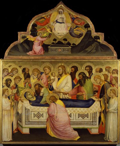 Jomfruens død, ca 1370-1375 af Niccolo di Pietro Gerini