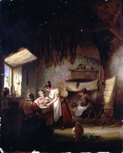Interiør med figurer af Nicholas Condy
