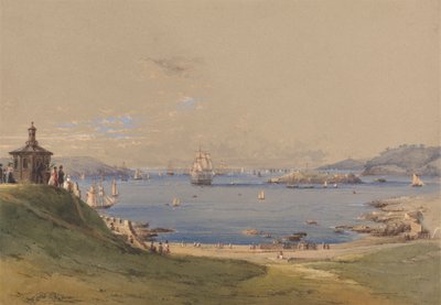 Plymouth Sound fra Hoe af Nicholas Condy